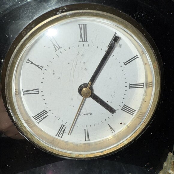 Quartz NO(0) Jewels Unadjusted Clock 7” Japan Movement Made in Taiwan Mirrored - Picture 6 of 16